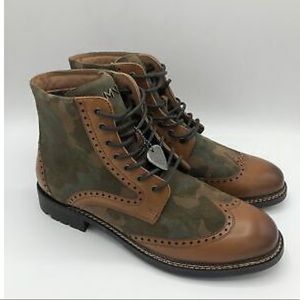 Mark Nason Ithaca Beaufort Men's Boots Camo SN225089 Size 9 EUR 42